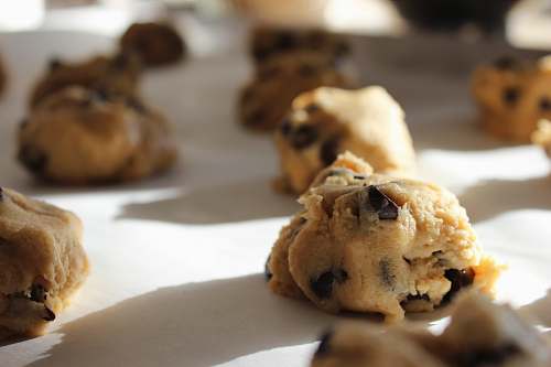 peanut butter round chocolate cookies on white surface cookie